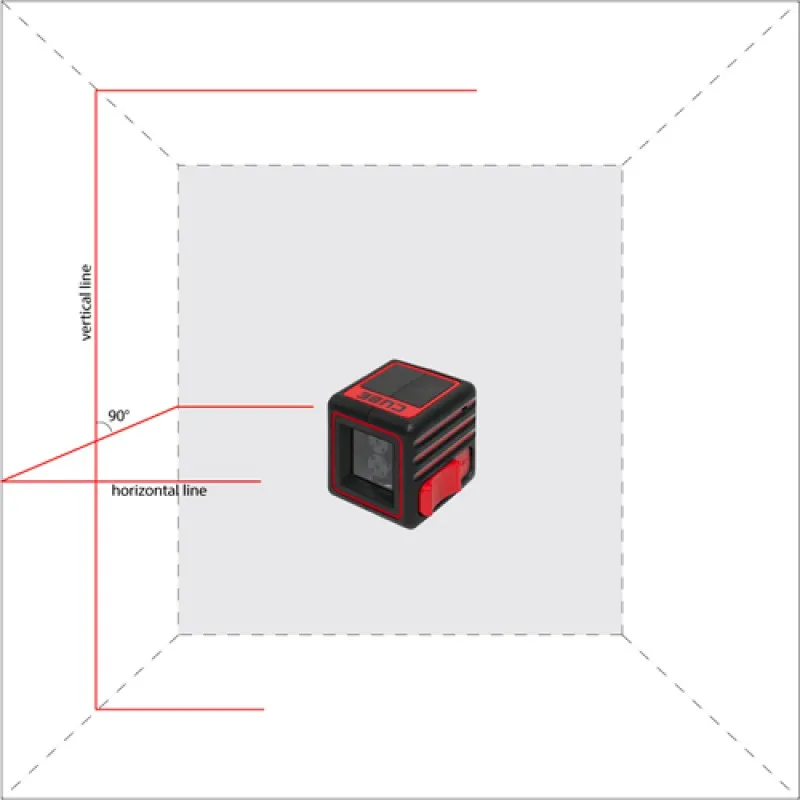 AdirPro Mini Cube [790-45] Cross Line Laser