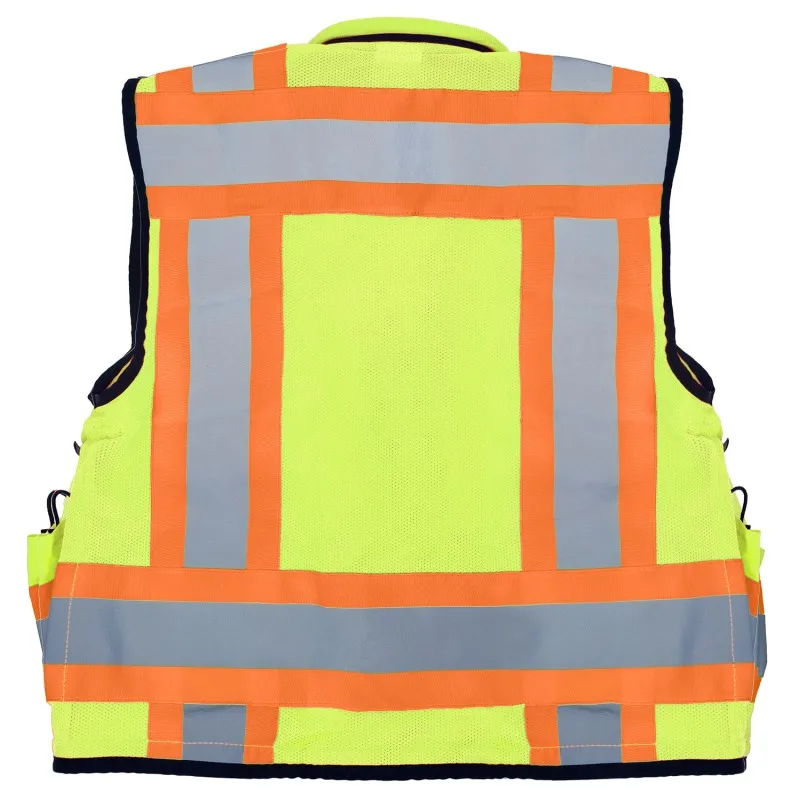 AdirPro ADI716YEL ANSI 107 Class 2 Safety Vest, Yellow
