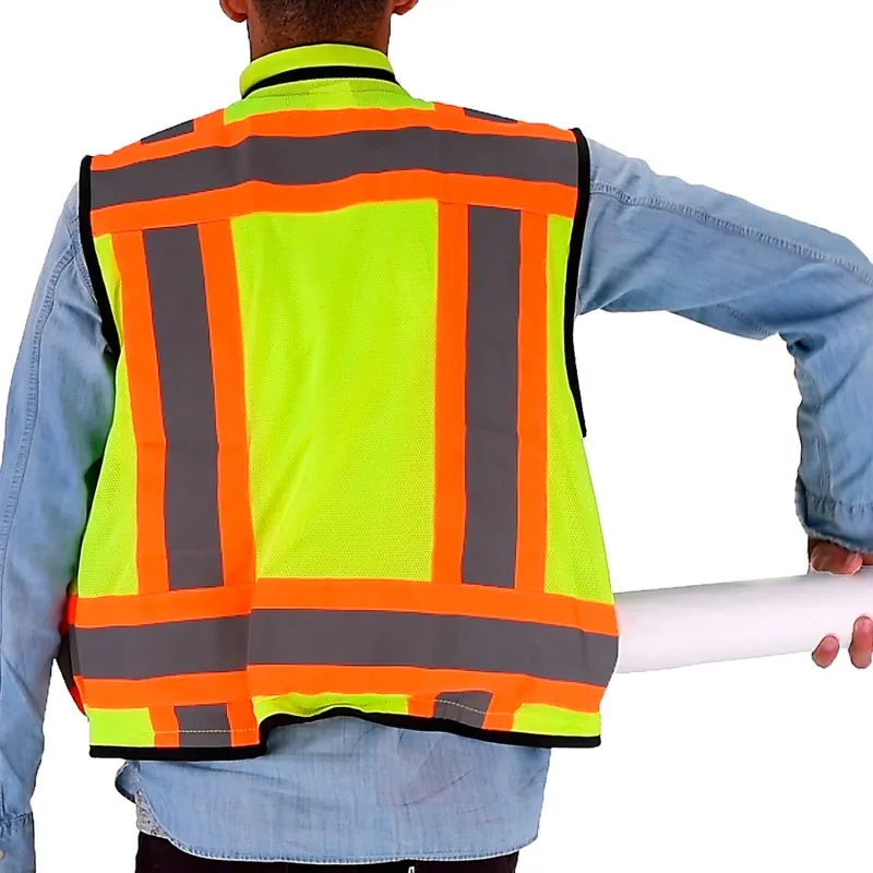 AdirPro ADI716YEL ANSI 107 Class 2 Safety Vest, Yellow