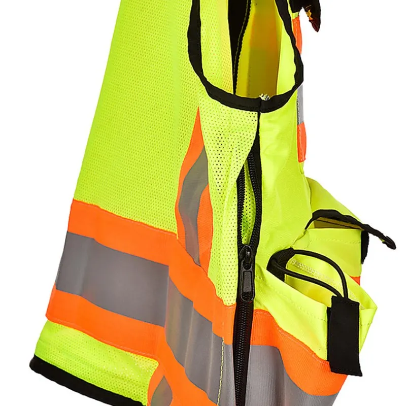 AdirPro ADI716YEL ANSI 107 Class 2 Safety Vest, Yellow