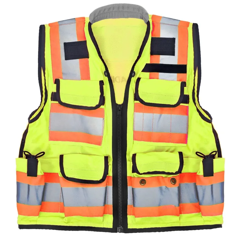 AdirPro ADI716YEL ANSI 107 Class 2 Safety Vest, Yellow