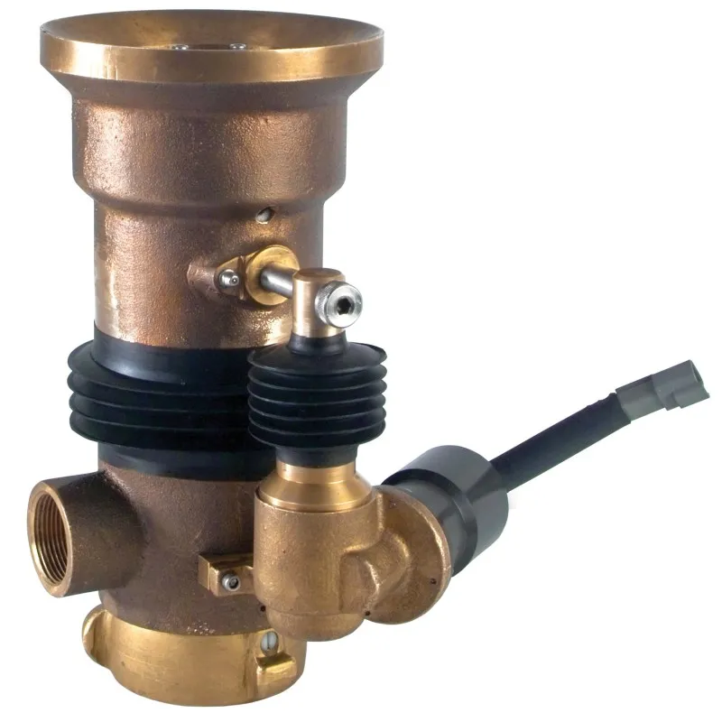 Akron Brass AkroFoam [4471] 2 1/2'' (65 mm) Brass Master Stream Electric Nozzle with Pickup Tube