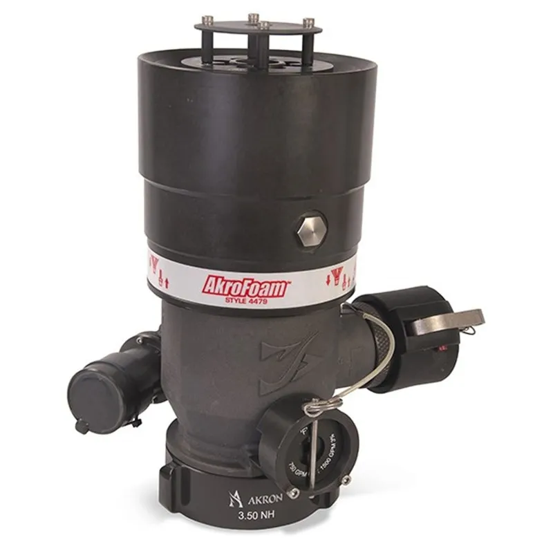 Akron Brass Akrofoam 2000 [4479] 3-1/2" NH Master Stream Electric Nozzle with Pickup Tube