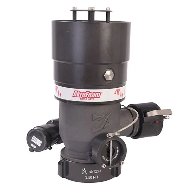 Akron Brass Akrofoam 2000 [4479] 3-1/2" NH Master Stream Electric Nozzle with Pickup Tube