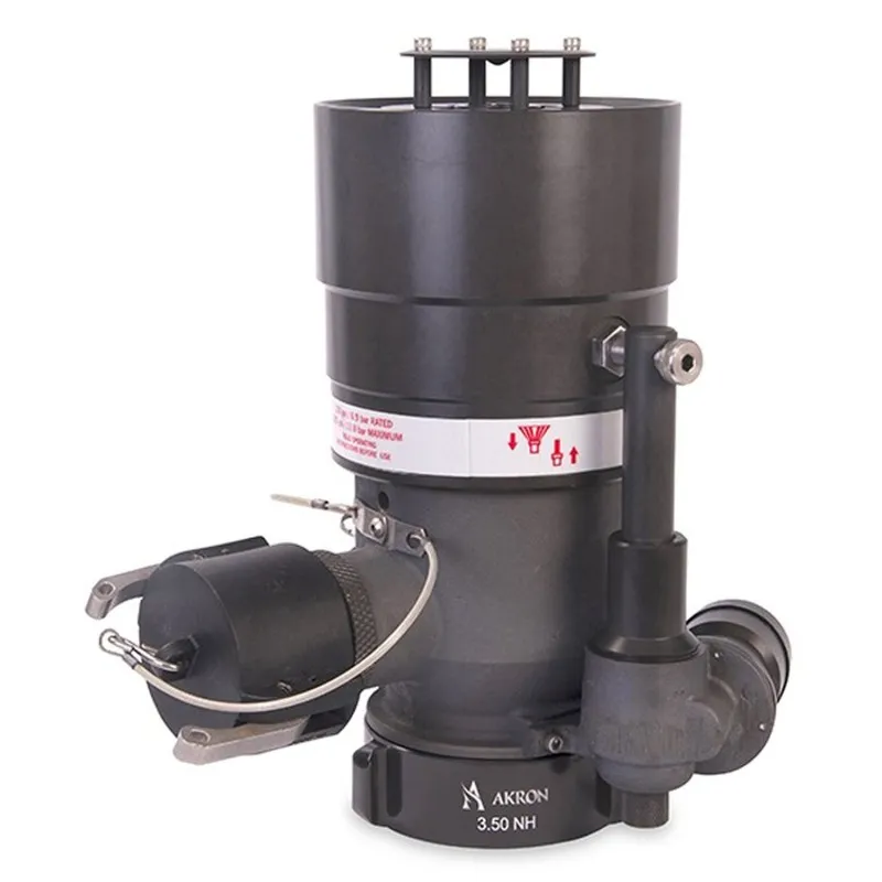 Akron Brass Akrofoam 2000 [4479] 3-1/2" NH Master Stream Electric Nozzle with Pickup Tube