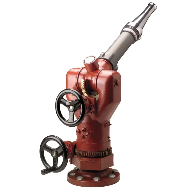 Akron Brass Gemini [3470] Monitor with Pipe and Deluge Tip - Pyrolite*DISCONTINUED*