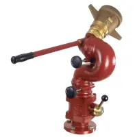 Akron Brass Omega [3523]  XPV Monitor 4" Flange x 2.5" NH Outlet, Monitor Only