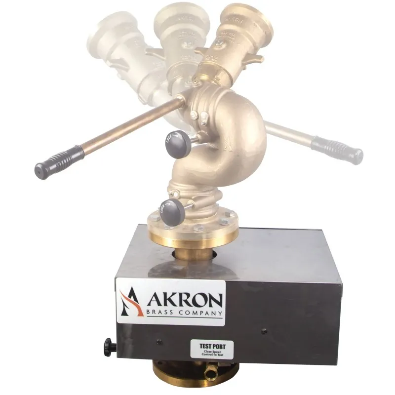 Akron Brass Oscillating [3531] Flange for Brass Monitor 4" Flange x 4" Flange Unpainted