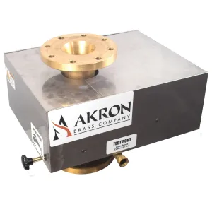 Akron Brass Oscillating [3531] Flange for Brass Monitor 4" Flange x 4" Flange Unpainted
