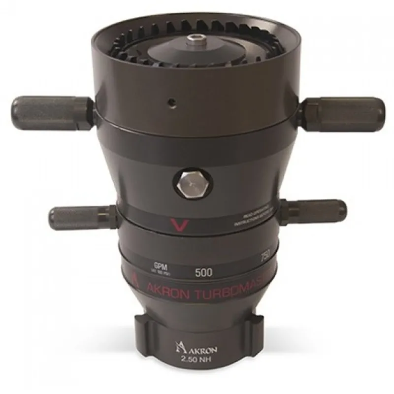 Akron Brass TurboMaster [1755] 2 1/2" (65 mm) Adjustable Gallonage Master Stream Nozzles