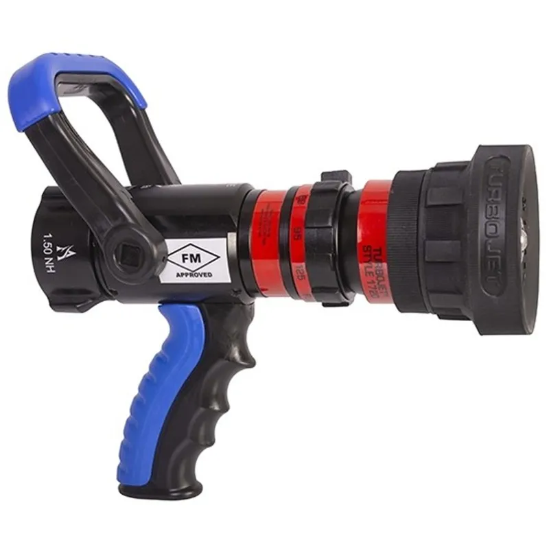 Akron Brass Turbojet [1720] 1.5" (38 mm) Nozzles with Pistol Grip, 100 psi (7 bar) or 75 psi & 86 psi (5 & 6 bar)