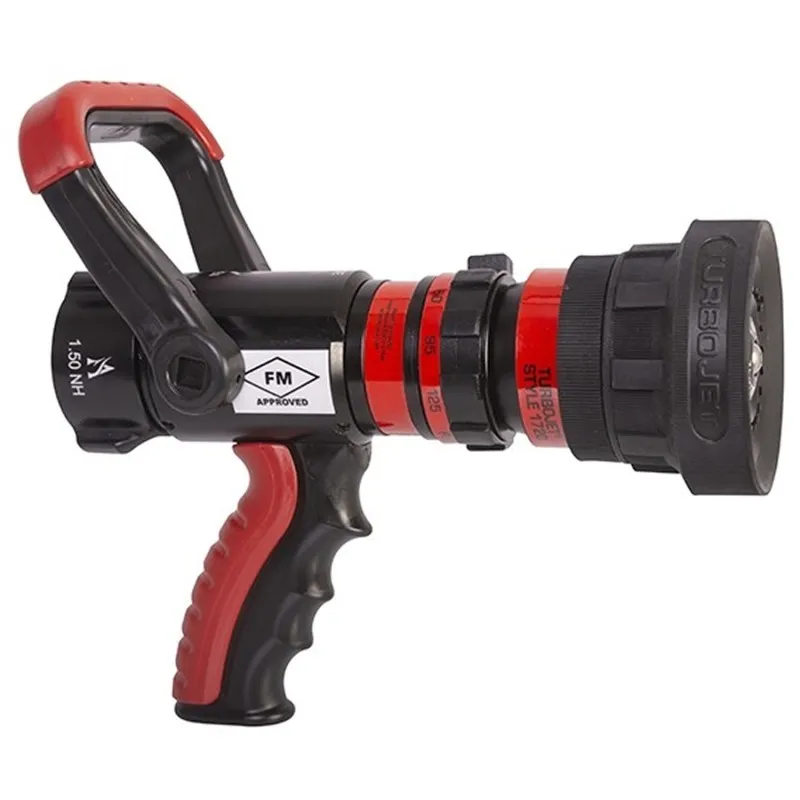 Akron Brass Turbojet [1720] 1.5" (38 mm) Nozzles with Pistol Grip, 100 psi (7 bar) or 75 psi & 86 psi (5 & 6 bar)