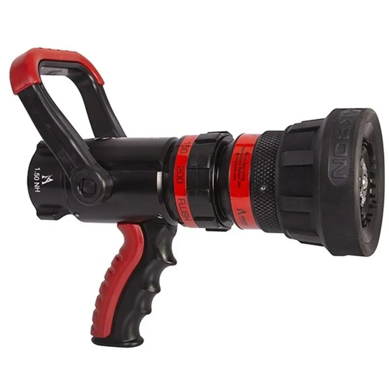 Akron Brass Turbojet [1723] 1.5" (38 mm) Mid-Range Nozzle with Pistol Grip, 100 (or) 75 psi