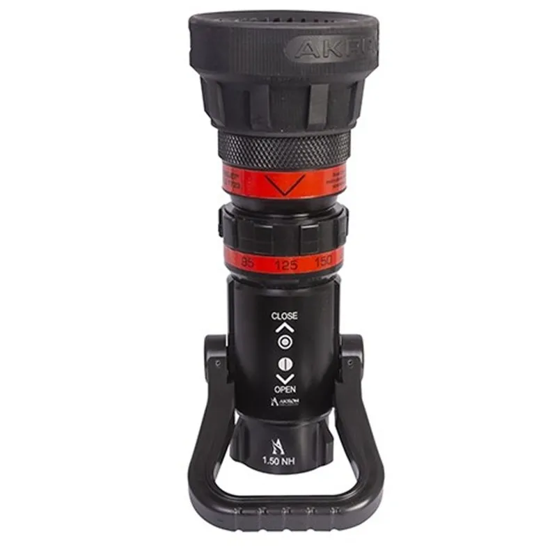 Akron Brass Turbojet [1723] 1.5" (38 mm) Mid-Range Nozzle with Pistol Grip, 100 (or) 75 psi