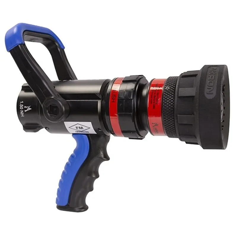 Akron Brass Turbojet [1763] 1.5" (38 mm) Wide-Range Nozzle with Pistol Grip, 100 psi (7 bar)