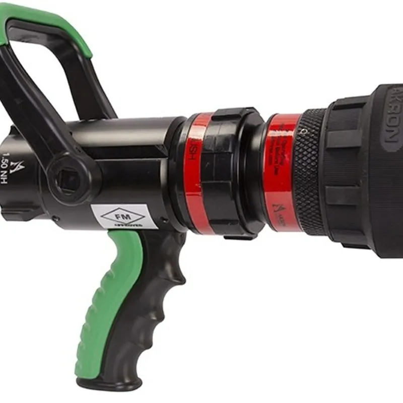 Akron Brass Turbojet [1763] 1.5" (38 mm) Wide-Range Nozzle with Pistol Grip, 100 psi (7 bar)