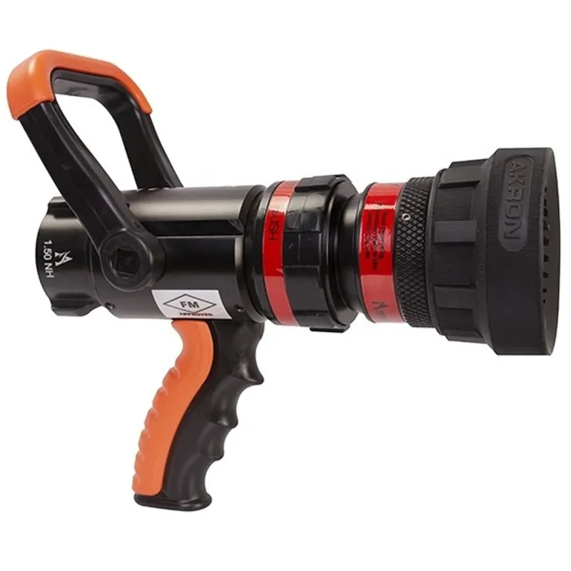 Akron Brass Turbojet [1763] 1.5" (38 mm) Wide-Range Nozzle with Pistol Grip, 100 psi (7 bar)