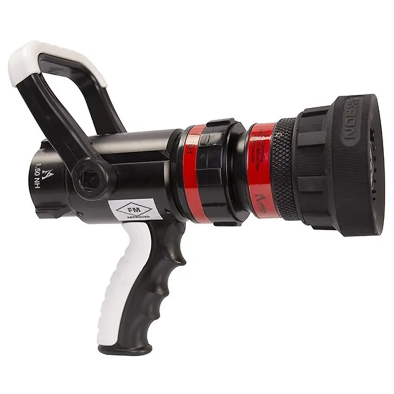 Akron Brass Turbojet [1763] 1.5" (38 mm) Wide-Range Nozzle with Pistol Grip, 100 psi (7 bar)