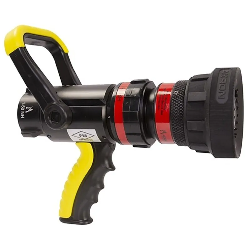 Akron Brass Turbojet [1763] 1.5" (38 mm) Wide-Range Nozzle with Pistol Grip, 100 psi (7 bar)