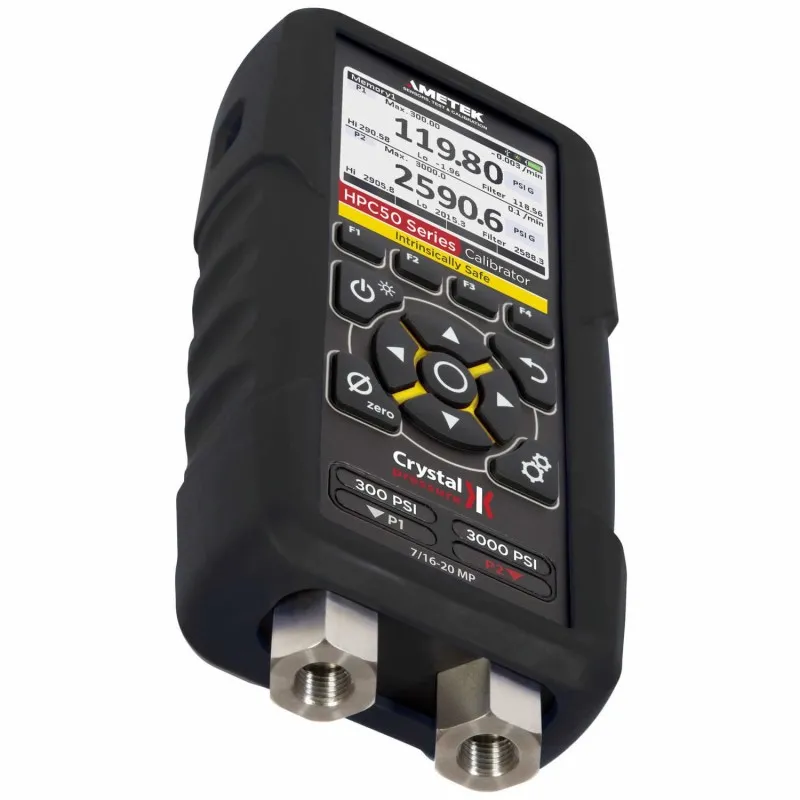 Ametek Crystal HPC50 [HPC51] Intrinsically Safe, Single Sensor Handheld Pressure Calibrator
