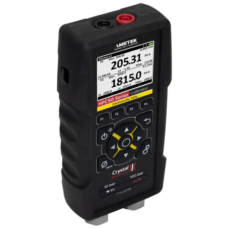 Ametek Crystal HPC50 [HPC51] Intrinsically Safe, Single Sensor Handheld Pressure Calibrator
