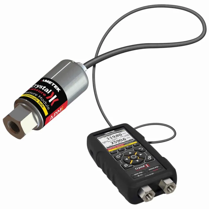 Ametek Crystal HPC50 [HPC51] Intrinsically Safe, Single Sensor Handheld Pressure Calibrator