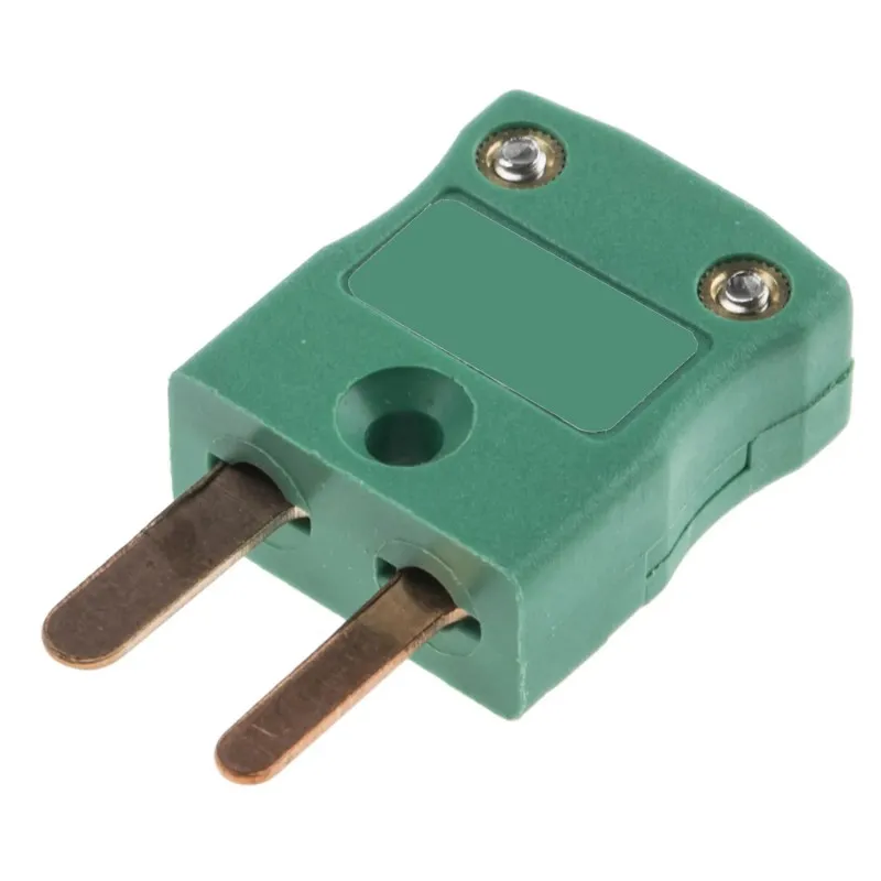 Ametek 120518 Thermocouple Male Plug, Type R/S, Green