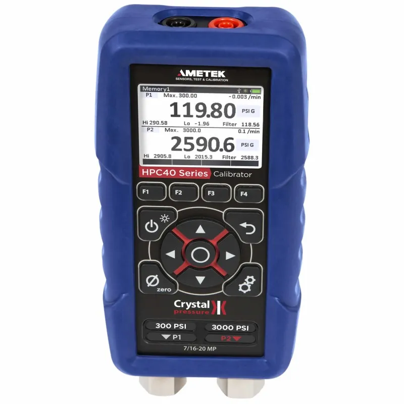 Ametek Crystal HPC40 [HPC42] Dual Sensor Handheld Pressure Calibrators - Psi