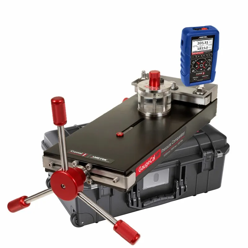 Ametek Crystal HPC40 [HPC41-30PSI-GOX-W] Single Sensor Pressure Calibrator w/Pump System G (Oil) 0 to 15 000 psi/1000 bar, 1/4 NPT Male, 30 PSI & Waterproof Case