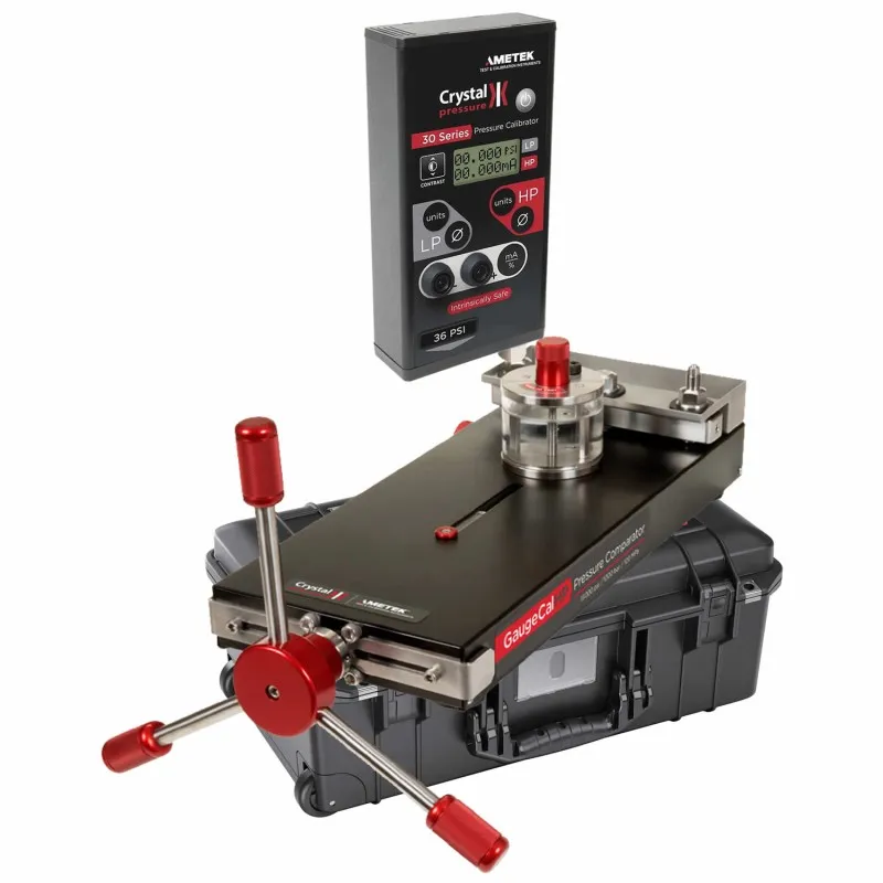 Ametek Crystal 30 [IS31-16PSI-GWX-W] Single Digital Pressure Calibrator 0 to 16 PSI w/Pump System G (Water) 0 to 15000 PSI/1000 Bar, Waterproof Case