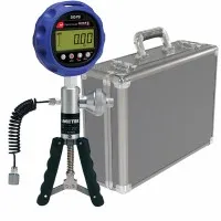 Ametek Crystal M1 [M1-30PSI-AXX] Digital Pressure Gauge, 1/4" NPT male, 0 to 30 PSI w/ Pump System A (Pneumatic) 0 to 2 bar & Aluminum Case