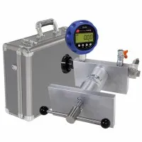 Ametek Crystal M1 [M1-1KPSI-DWX] Digital Pressure Gauge, 1/4" NPT Male, 0 to 1,000 PSI w/ Pump System D (water) 0 to 350 bar, Full Liquid & Aluminum Case