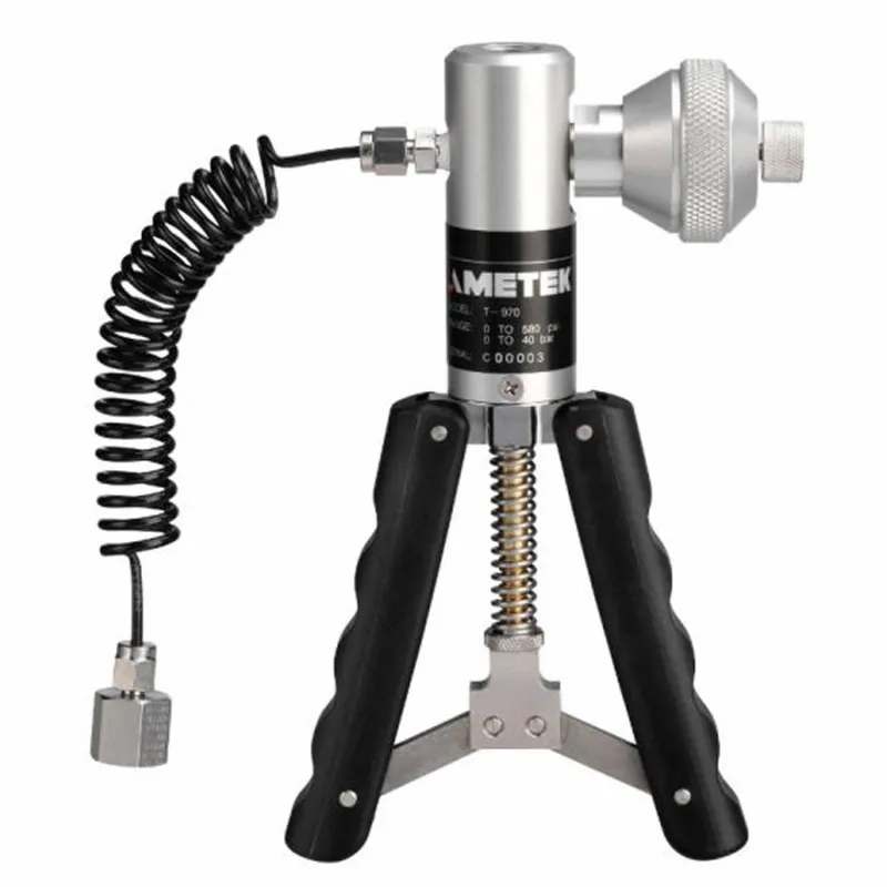 Ametek Crystal T-960 Pneumatic Pressure Pumps, 0 to 2 bar / 0 to 30 psi