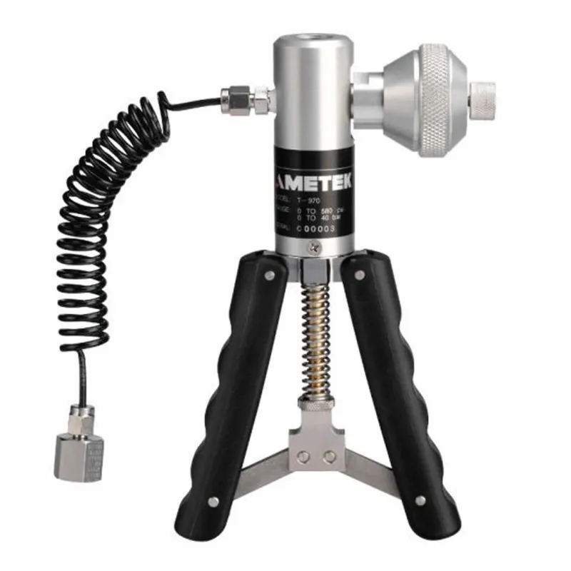 Ametek Crystal T-970 Pneumatic Pressure Pumps, 0 to 40 bar / 0 to 580 psi