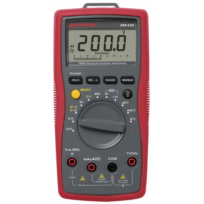 Amprobe AM-530 [4018651] True RMS Electrical Contractor Digital Multimeter