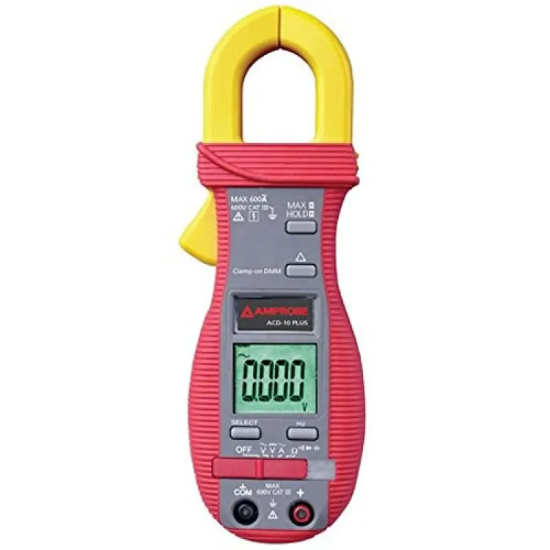 Amprobe ACD-10 PLUS [3037808] AC Clamp-On Multimeter, 600V/600A with Resistance, Capacitance and Frequency