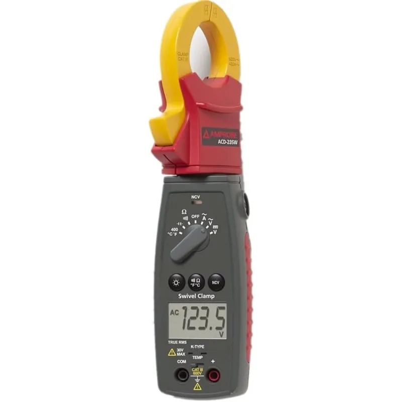 Amprobe ACD-23SW [3804941] 600V/400A True-rms Swivel™ Clamp Meter with Temperature and VolTect