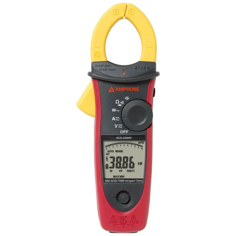 Amprobe ACDC-52NAV [3729961] AC/DC CAT IV 600A True-rms Navigator™ Clamp Meter
