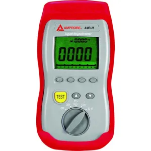 Amprobe AMB-25 [2730991] Digital Insulation Resistance Tester, 1000V DC Max Test Voltage