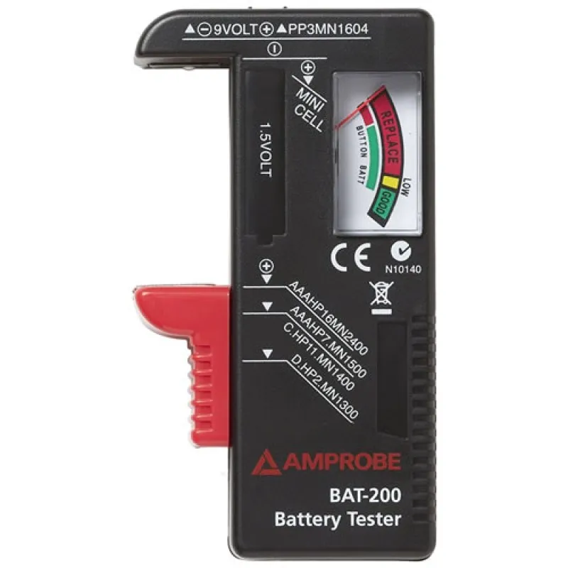 Amprobe BAT-200 [3473003] Universal Portable Battery Tester
