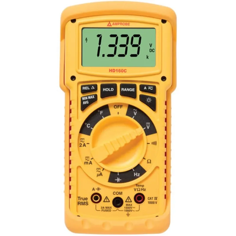 Amprobe HD160C [2670787] True RMS Digital Heavy Duty Multimeter with Temperature