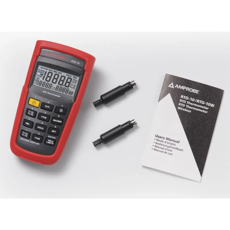 Amprobe RTD-10 [3730060] Dual Input Digital RTD Thermometer