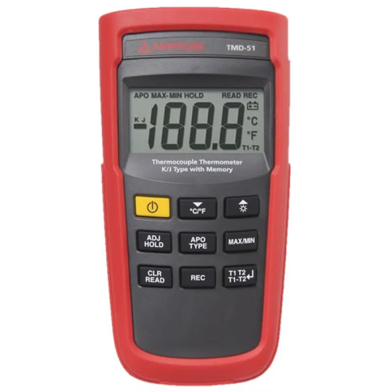 Amprobe TMD-51 Thermometer K/J-Type with Memory