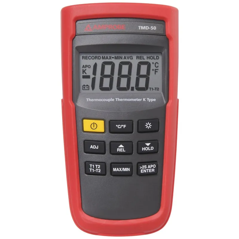 Amprobe TMD-50 [3730150] K Type Dual Input Thermocouple Thermometer  ( -200°C to 1372°C) 