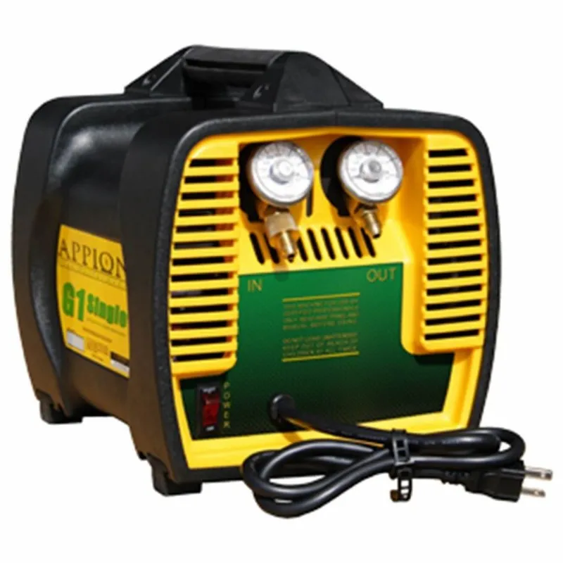 Appion  G1 [G1-230V] Single Cylinder, Refrigerant Recovery Machine, 230V
