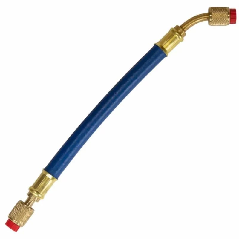 Appion MegaFlow [MH380001BAB] 3/8in Hose - 1 ft (1/4FL to 1/4FL-45°) Blue