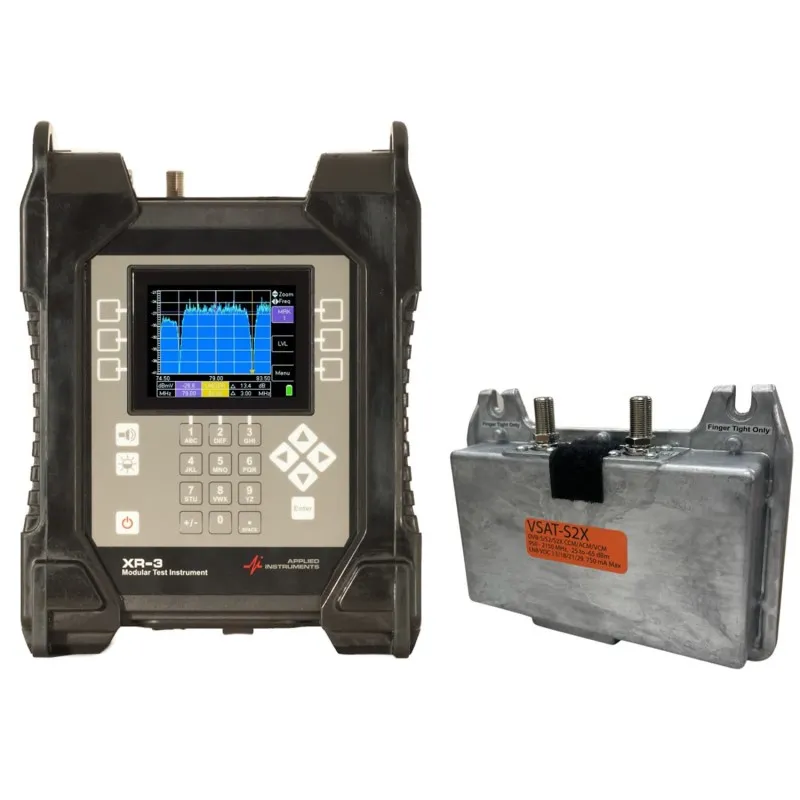 Applied Instruments XR-3 [XR-3-VSAT-TVRO-DTH-KIT] Modular Test Instrument Base Kit w/ XR-S2XACM-01 Satellite Meter Module