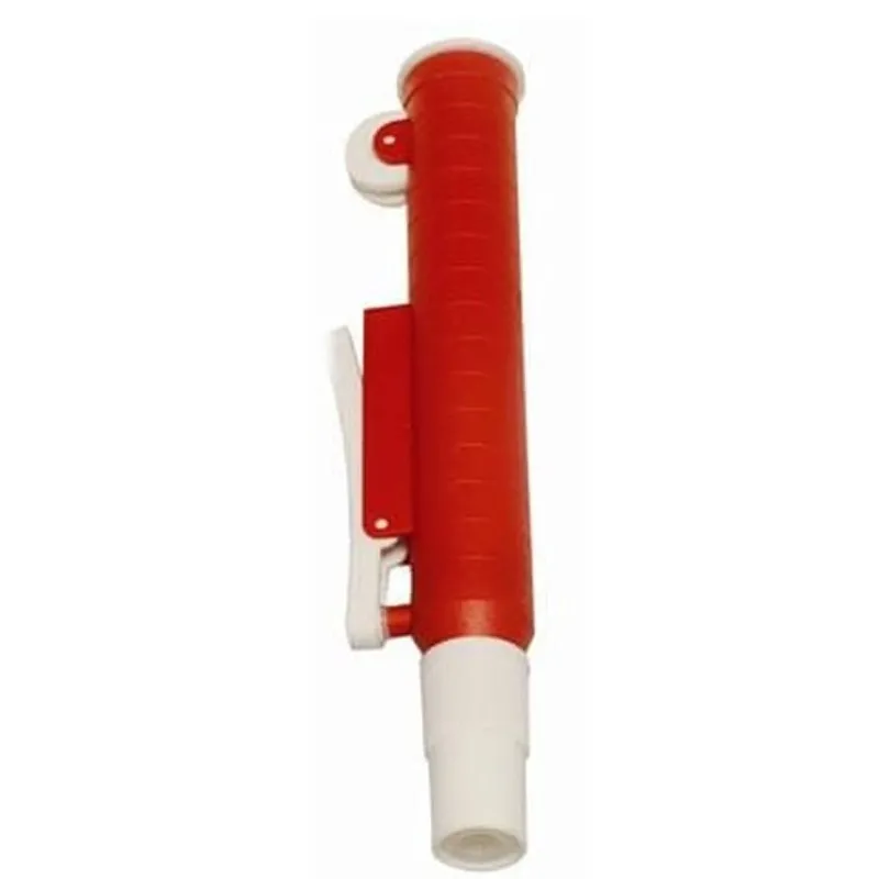 Argos Technologies 04395-06 Manual Pipette Pump, 25 mL, Red