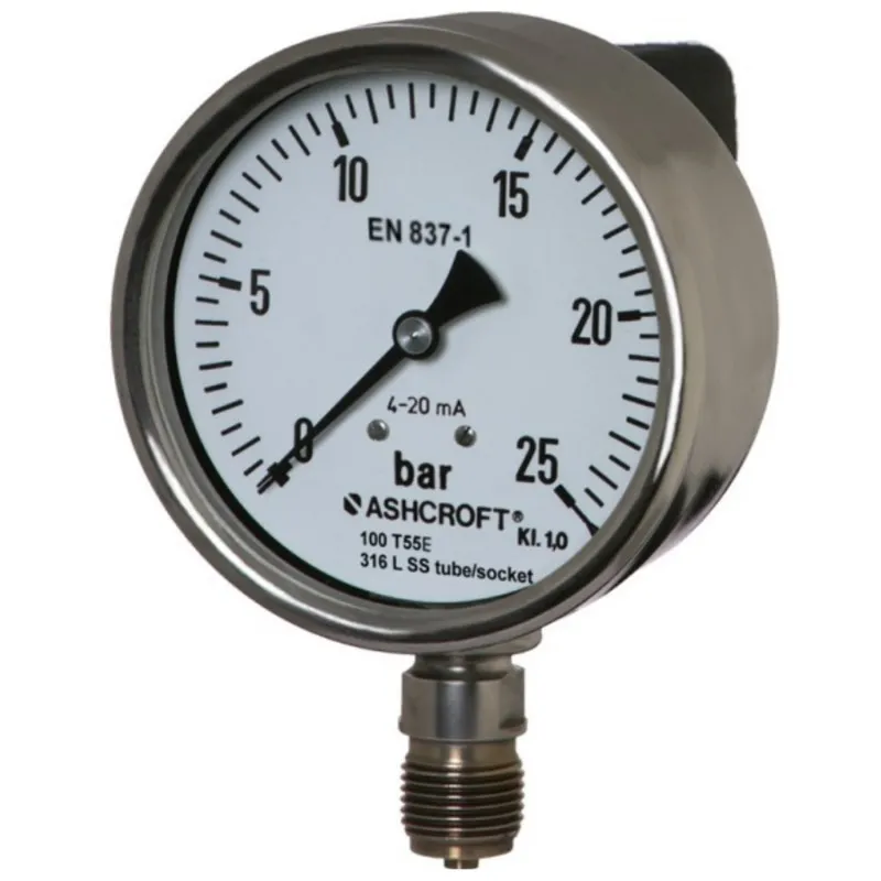 Ashcroft T5500E [10T5500E] Analog Process Gauge, 4 in (100mm) Dial Size