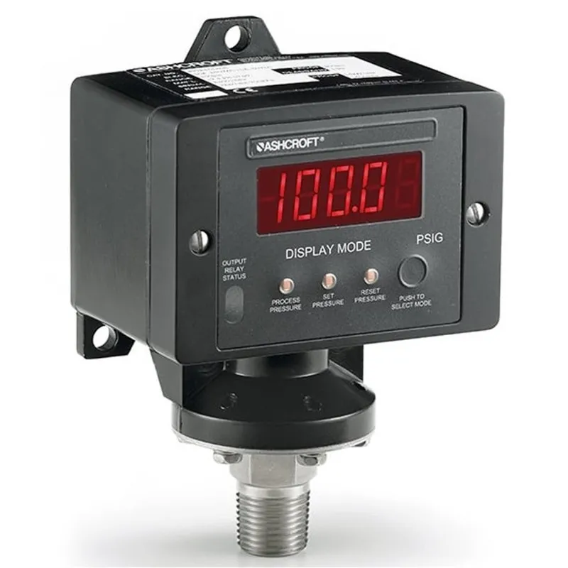 Ashcroft N [NPI] Pressure Switches w/ Process and Setpoint Indication